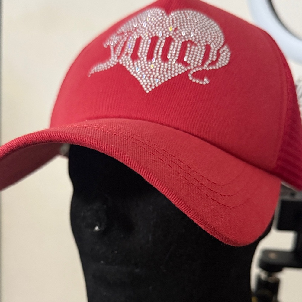 Juicy Couture Scarlet Hat with Sparkling Logo